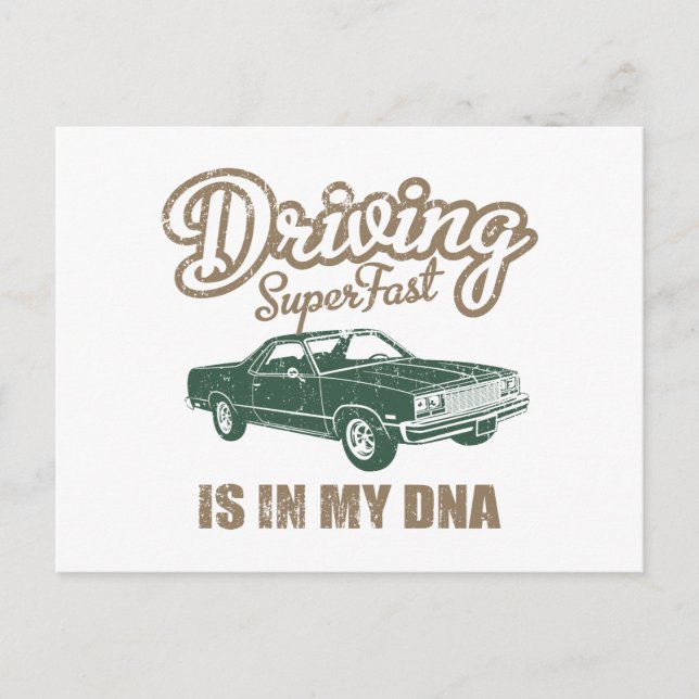 Cartão Postal 1977 Chevrolet El Camino (Frente)