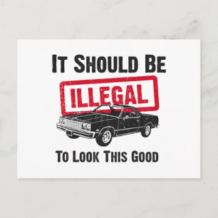 Cartão Postal 1977 Chevrolet El Camino