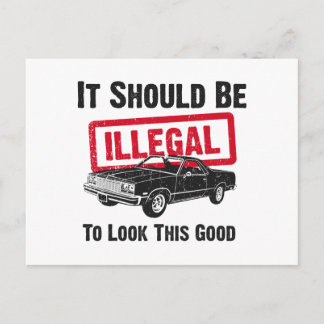 Cartão Postal 1977 Chevrolet El Camino