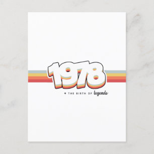 Cartão Postal 1978 O nascimento das lendas