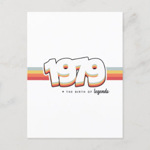 Cartão Postal 1979 Nascimento de lendas
