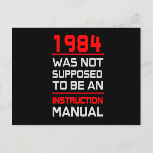 Cartão Postal 1984 was not supposed to be an Instruction Manual