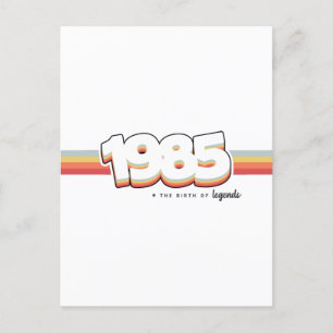 Cartão Postal 1985 O nascimento de lendas