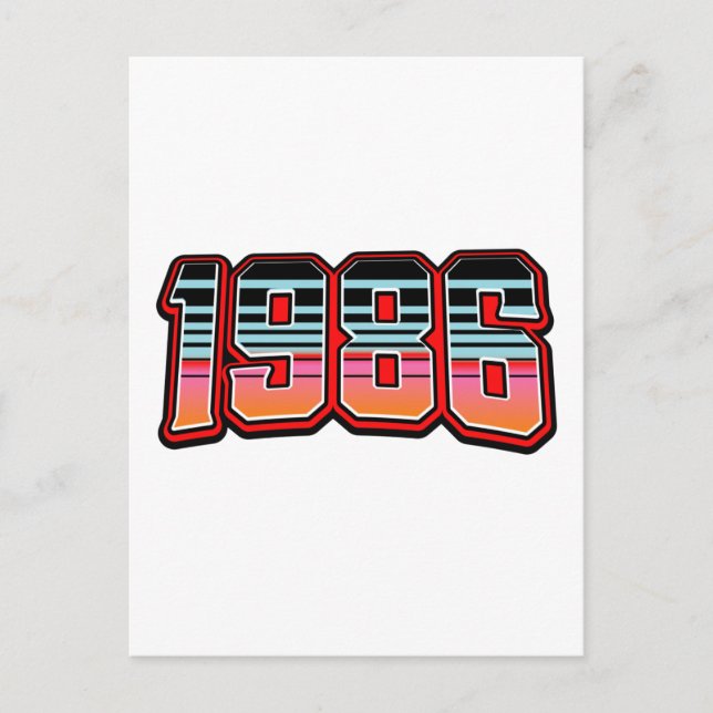 CARTÃO POSTAL 1986 (Frente)
