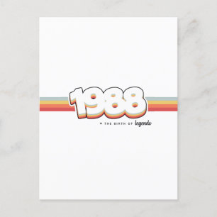 Cartão Postal 1988 O nascimento das lendas