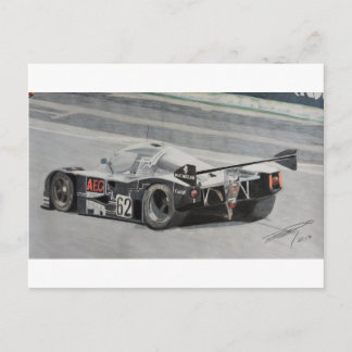Cartão Postal 1988 Sauber C9 Mercedes