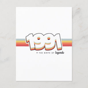 Cartão Postal 1991 O nascimento das lendas