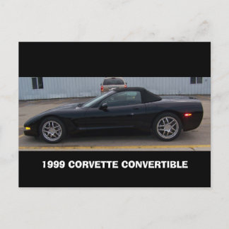 CARTÃO POSTAL 1999 CORVETTE CONVERTIBLE SIDE VIEW