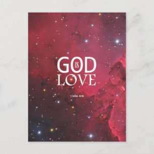 Cartão Postal 1 John 4:16