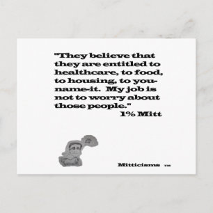 Cartão Postal 1% Mitt