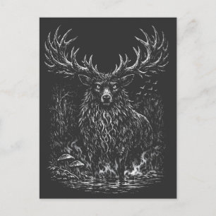 Cartão Postal 1. O Cervo Sombra por BurnsInHell