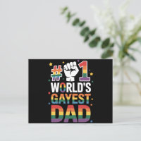 #1 Pai Gay Mais Gay do Mundo Dia dos Pais LGBT Eng
