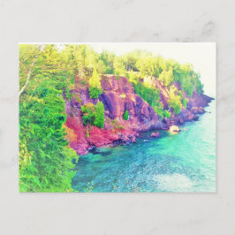 Cartão Postal 1Cartão postal brilhante da Ilha Presa
