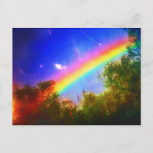 Cartão Postal 1Cartão-postal COSMIC RAINBOW