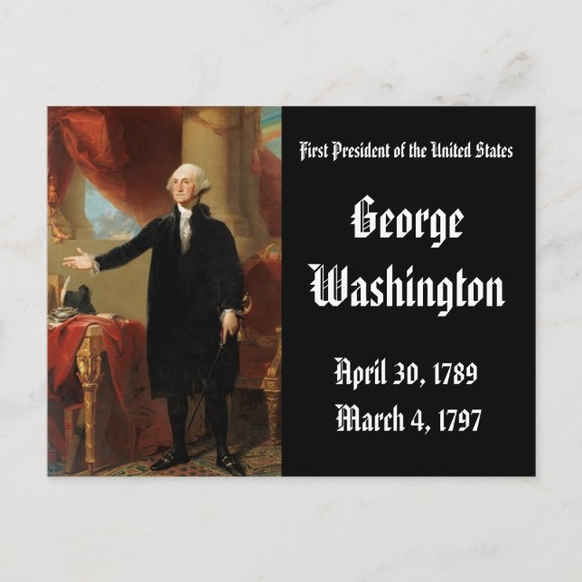 Cartão Postal 1rua Presidente Dos Estados Unidos George Washingt (Frente)