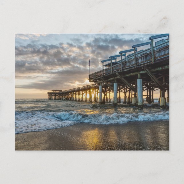 Cartão Postal 1rua Sunrise 2017 Cocoa Beach (Frente)