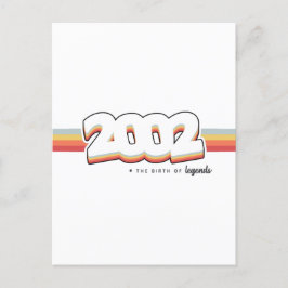 Cartão Postal 2002 Nascimento de lendas