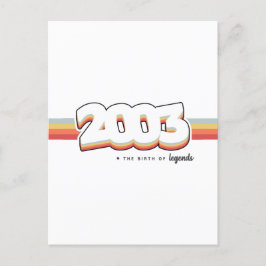 Cartão Postal 2003 O nascimento das lendas