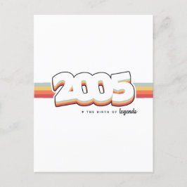 Cartão Postal 2005 O nascimento das lendas