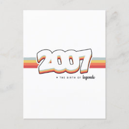 Cartão Postal 2007 O nascimento das lendas