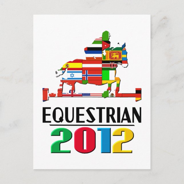 Cartão Postal 2012: Equestre (Frente)