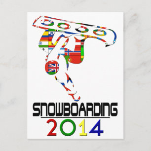 Cartão Postal 2014: Snowboard
