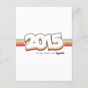 Cartão Postal 2015 O nascimento de lendas