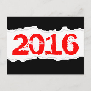 Cartão Postal 2016 (papel rasgado)