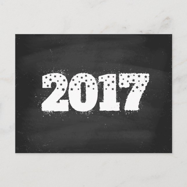 Cartão postal 2017 no conselho do giz (Frente)