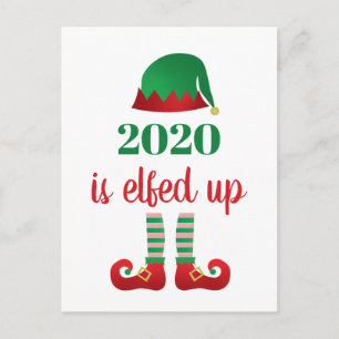 Cartão Postal 2020 É Enterrado Engraçada Quarentena De Natal D