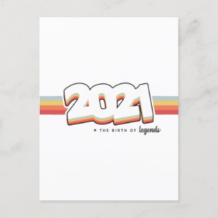 Cartão Postal 2021 Nascimento de lendas