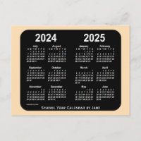 2024-2025 Calendário escolar do Wheat Neon Mini, d