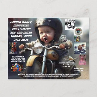 CARTÃO POSTAL 2025 SALTON SEA 400-MILER