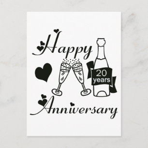 Cartão Postal 20. Aniversário