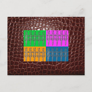 Cartão Postal 20 crocs box