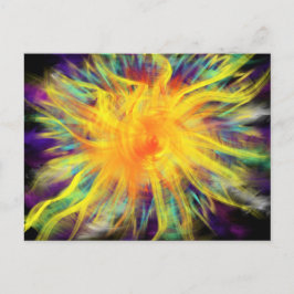 Cartão Postal 20 Espiral Laranja Amarelo de culto Out 17 ESSL