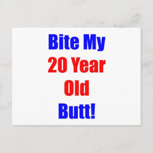 Cartão Postal 20 mordidas Meu Bumbum