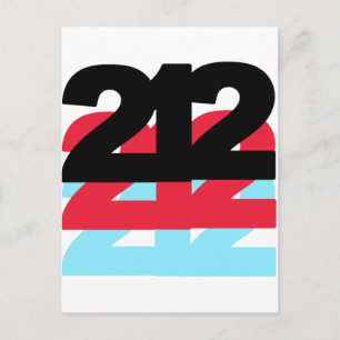 Cartão Postal 212 Código de área