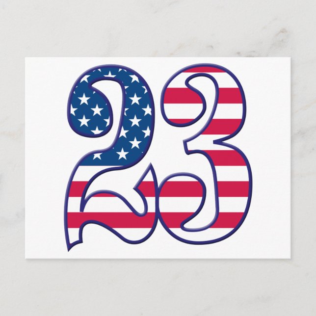 Cartão Postal 23 anos EUA (Frente)