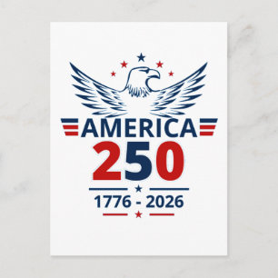 Cartão Postal 250º Aniversário dos EUA