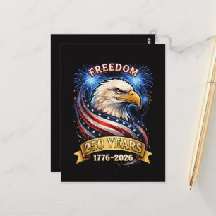 Cartão Postal 250º Aniversário EUA 1776-2026 Patriótico American