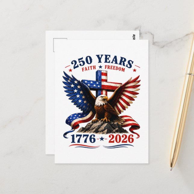 Cartão Postal 250 Anos de Fé e Liberdade (Frente/Verso In Situ)