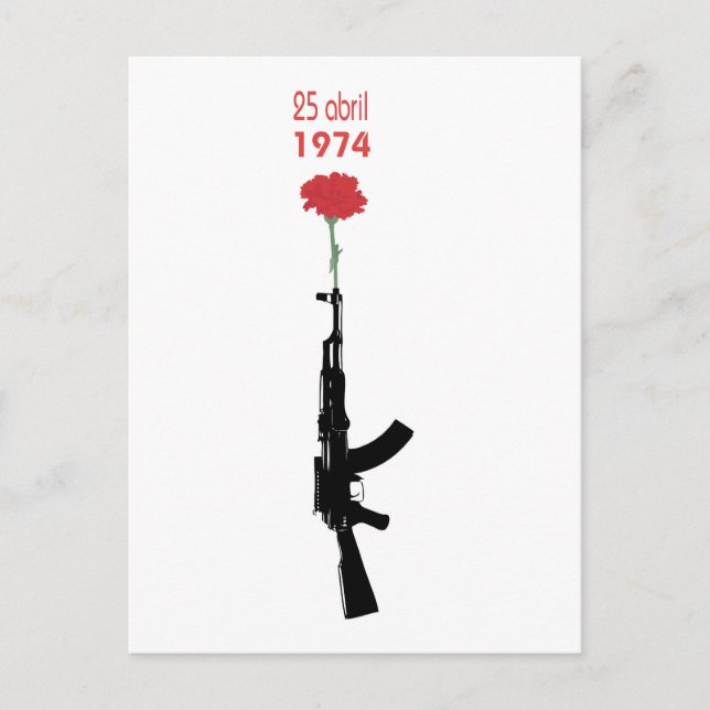 Cartão Postal 25 Abril (Frente)