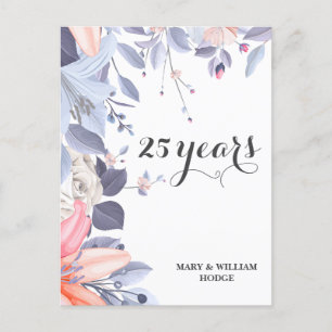 Cartão Postal "25 anos de sempre: um aniversário para lembrar"