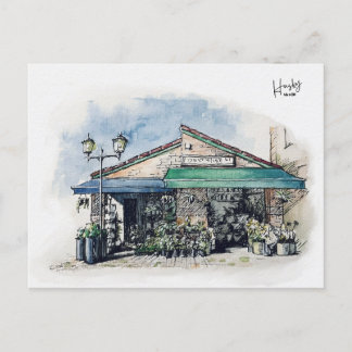 Cartão Postal 26: Um florista