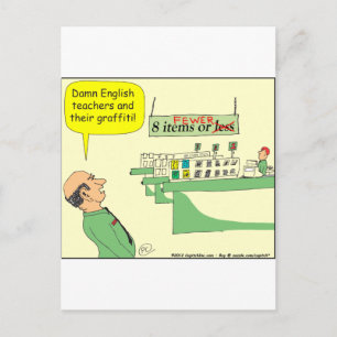 Cartão Postal 278 Enrique Teacher Cartoon in color