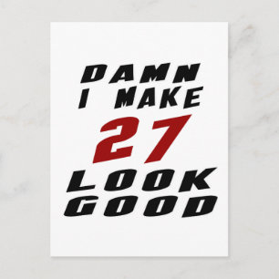 Cartão Postal 27 Designs de aniversário