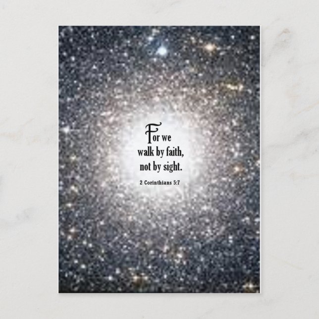 Cartão Postal 2 5:7 dos Corinthians (Frente)