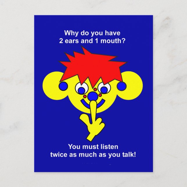 Cartão Postal 2 anos 1 boca (Frente)