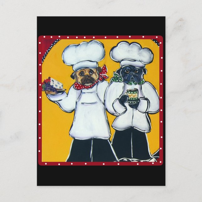 Cartão Postal 2 Chef Pugues (Frente)